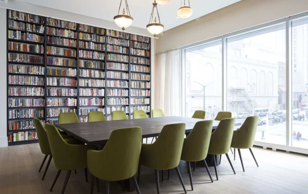 Green Meeting Room full view