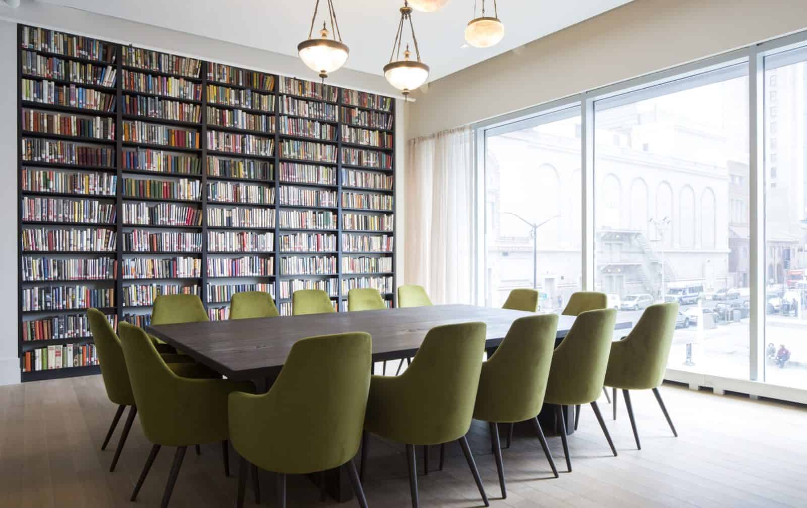 Green Meeting Room full view